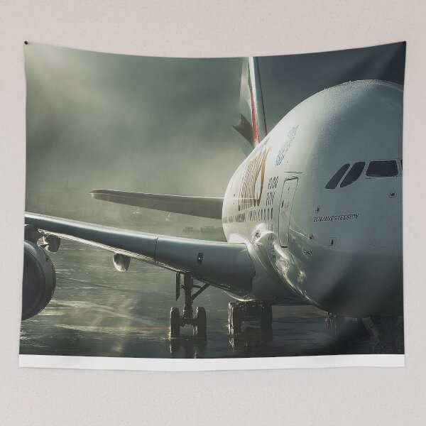 Item preview, Decoding The Futuristic Tail Fin Of The Airbus A380 By Emirates designed and sold by Skyframe Aviation.