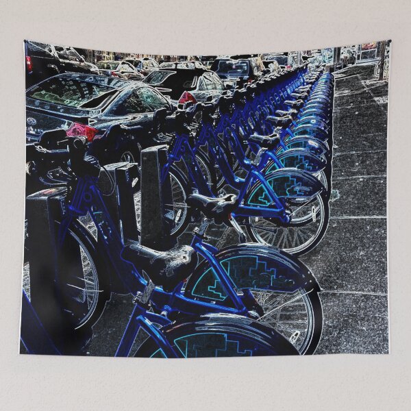 Item preview, Blue Bikes DPPA 141125a  designed and sold by CSteenArt.
