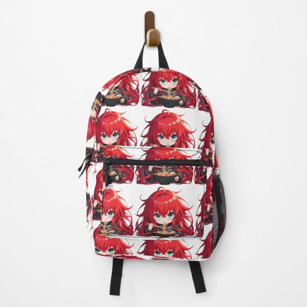 Item preview, Rias Gremory High School DxD Ramen Anime Girl Red Hair Chibi designed and sold by Spraykart.