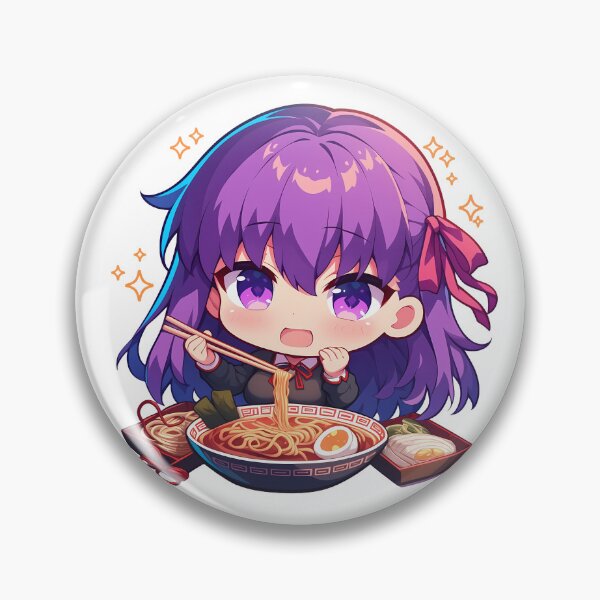 Item preview, Sakura Matou Fate Stay Night Anime Chibi Ramen designed and sold by Spraykart.