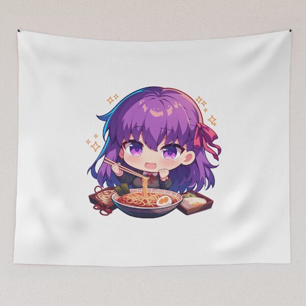 Item preview, Sakura Matou Fate Stay Night Anime Chibi Ramen designed and sold by Spraykart.