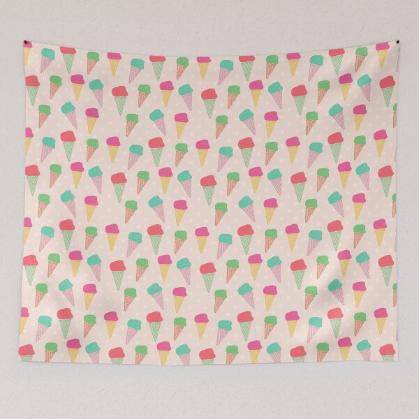 Item preview, Playful Ice Cream Cone Pattern for Tote Bags designed and sold by FestivityFinds.