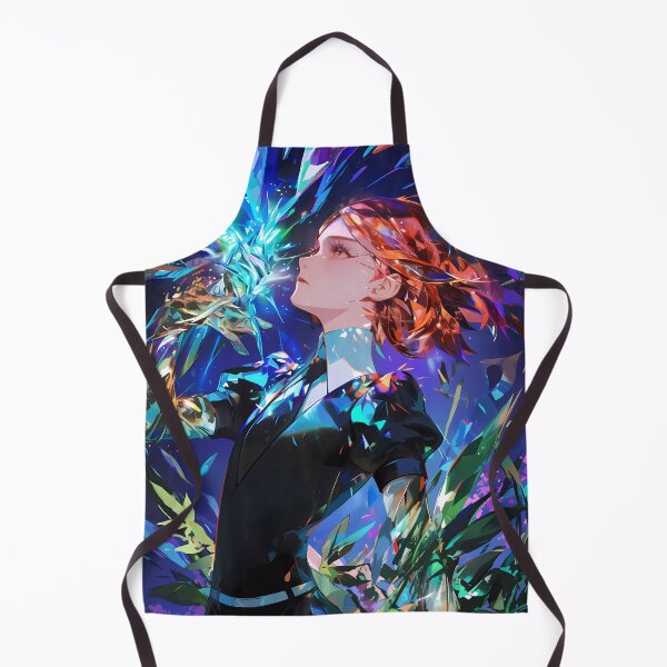Item preview, Rutile Land Lustrous Anime Girl Shattered Crystals Emerald Blue Magic designed and sold by 108Recordings.