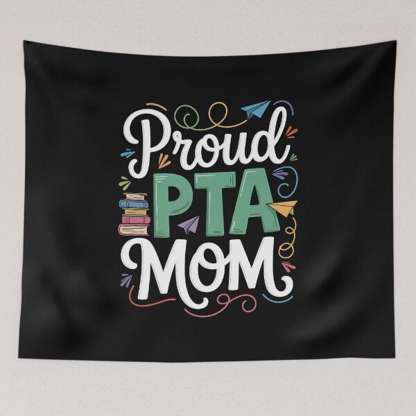 Item preview, Cute school supporter meeting matching women Proud PTA designed and sold by BakeryDozen.