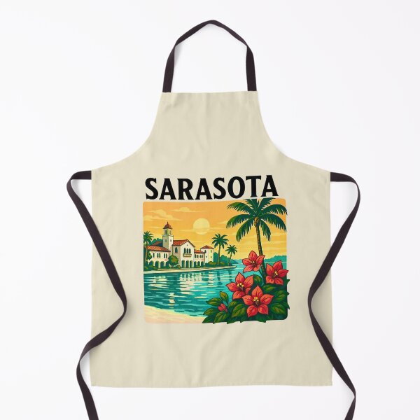 Item preview, Sarasota, Florida — Waterfront Villa and Bougainvillea designed and sold by Myra365Art.