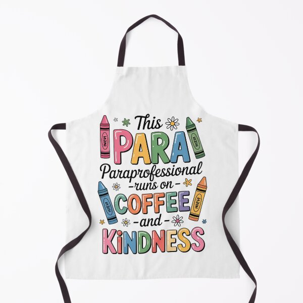 Item preview, Cute This para Paraprofessional Runs on Coffee and Kindness designed and sold by BakeryDozen.