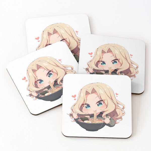 Item preview, Kay Girls und Panzer Anime Chibi Lovely Ramen Date designed and sold by 108Recordings.