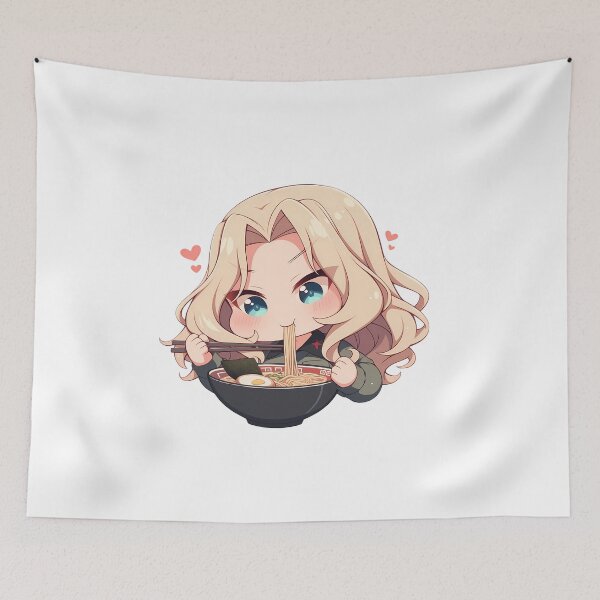 Item preview, Kay Girls und Panzer Anime Chibi Lovely Ramen Date designed and sold by 108Recordings.