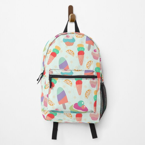 Item preview, Pastel Ice Cream & Cupcake Pattern Sticker designed and sold by FestivityFinds.