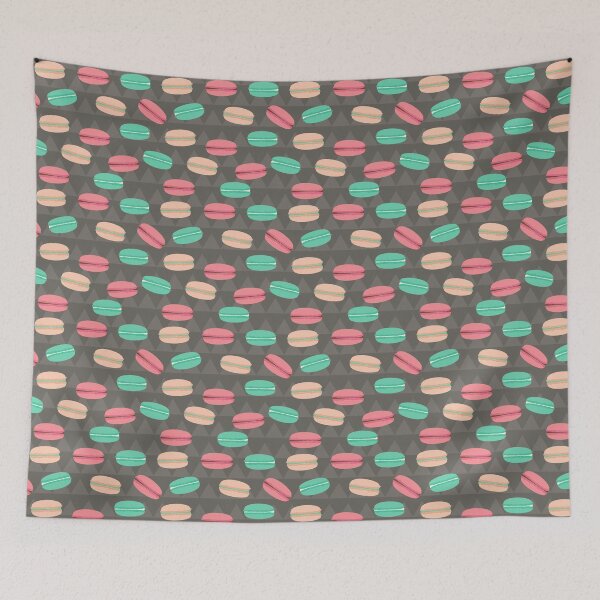 Item preview, Pastel Macaron Pattern Apron designed and sold by FestivityFinds.
