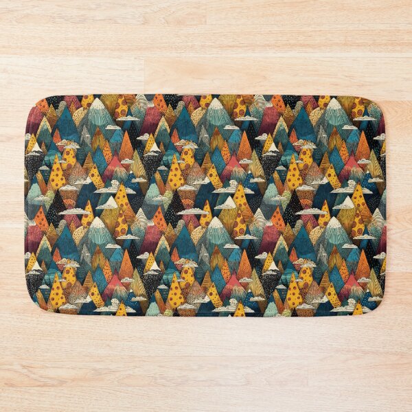 Item preview, Surreal Pizza Slice Mountains with Clouds designed and sold by joannejgg.