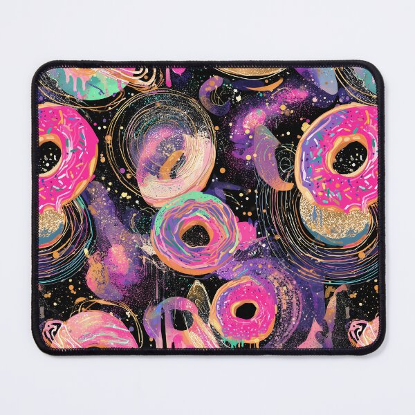 Item preview, Surreal Galaxy of Donuts and Cosmic Swirls designed and sold by joannejgg.