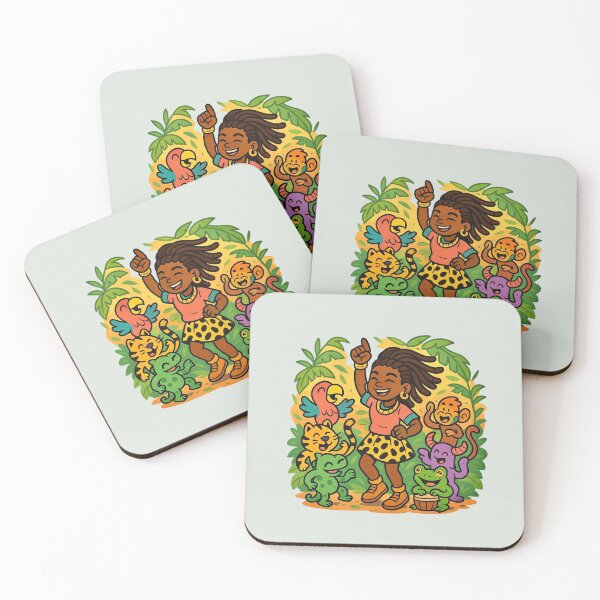 Item preview, Jungle Beat Crew - Dreadlock Girl designed and sold by Myra365Art.