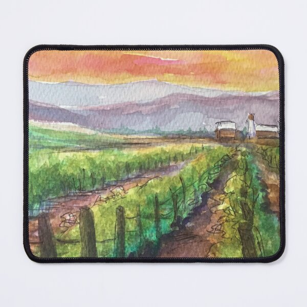 Item preview, Vineyard Sunset WC221128e-19 designed and sold by CSteenArt.