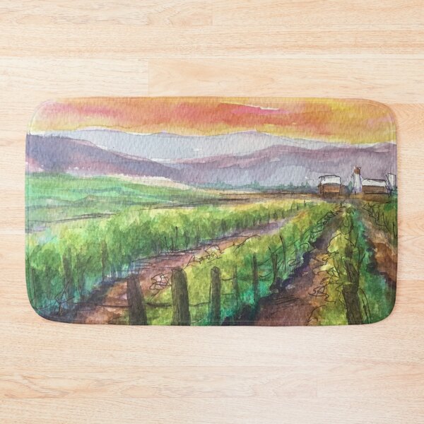 Item preview, Vineyard Sunset   WC221128e-19 designed and sold by CSteenArt.