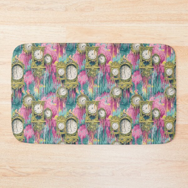 Item preview, Surreal Melting Antique Clocks with Colorful Drips designed and sold by joannejgg.