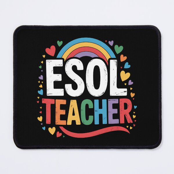 Item preview, ESOL Teacher, ELL English Language Art Teaching and ESL designed and sold by BakeryDozen.