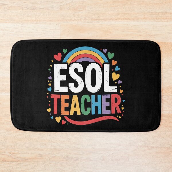Item preview, ESOL Teacher, ELL English Language Art Teaching and ESL designed and sold by BakeryDozen.