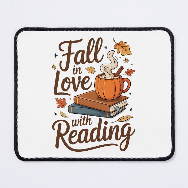 Item preview, Fall in Love with Reading Autumn Librarian Cute Book Lover designed and sold by BakeryDozen.