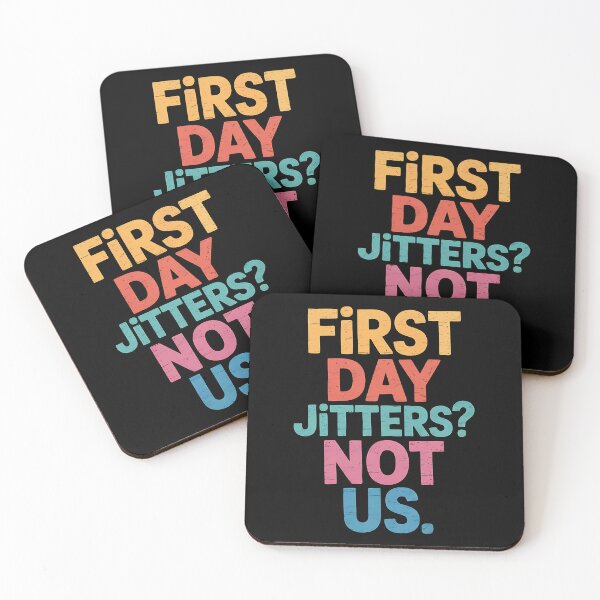 Item preview, First day Jitters - not us Funny back to school teacher designed and sold by BakeryDozen.