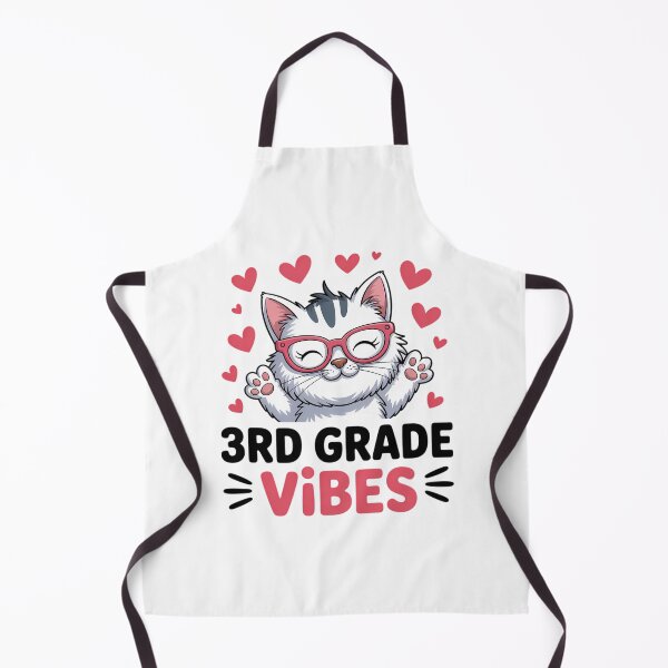 Item preview, Third 3rd Grade Vibes Back to School Cute Cat designed and sold by Sunset4Bones.