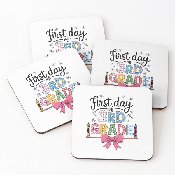 Item preview, First Day of 3rd Grade Teacher Girl Coquette Back to School designed and sold by BakeryDozen.