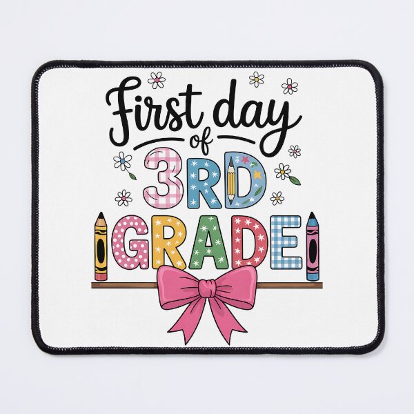 Item preview, First Day of 3rd Grade Teacher Girl Coquette Back to School designed and sold by BakeryDozen.