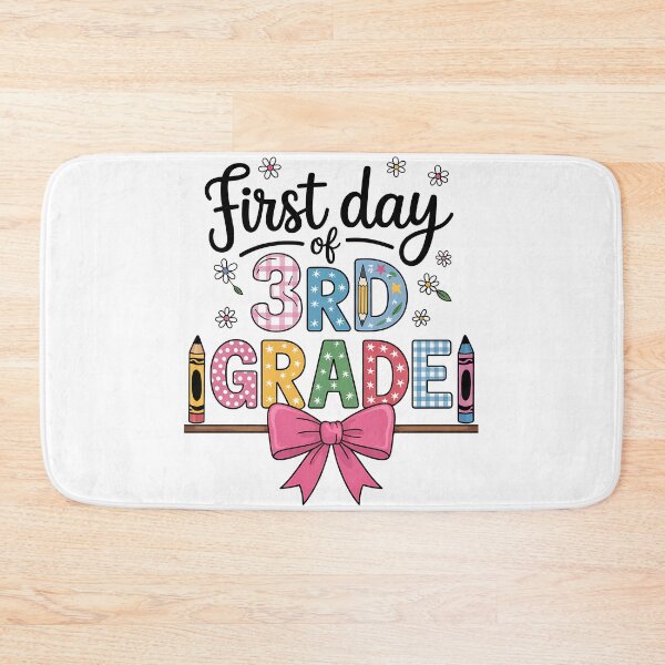 Item preview, First Day of 3rd Grade Teacher Girl Coquette Back to School designed and sold by BakeryDozen.