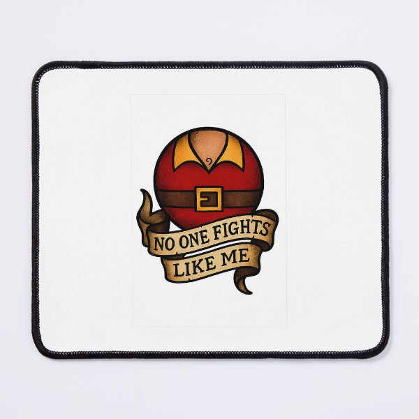 Item preview, No One Fights Like Me – Classic Tattoo Style Badge designed and sold by ClassroomInk.