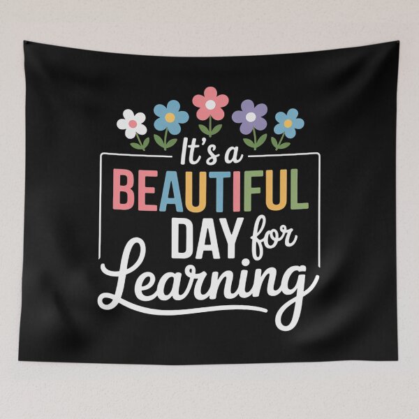 Item preview, It's a Beautiful Day For Learning Teacher Students Women designed and sold by Sunset4Bones.