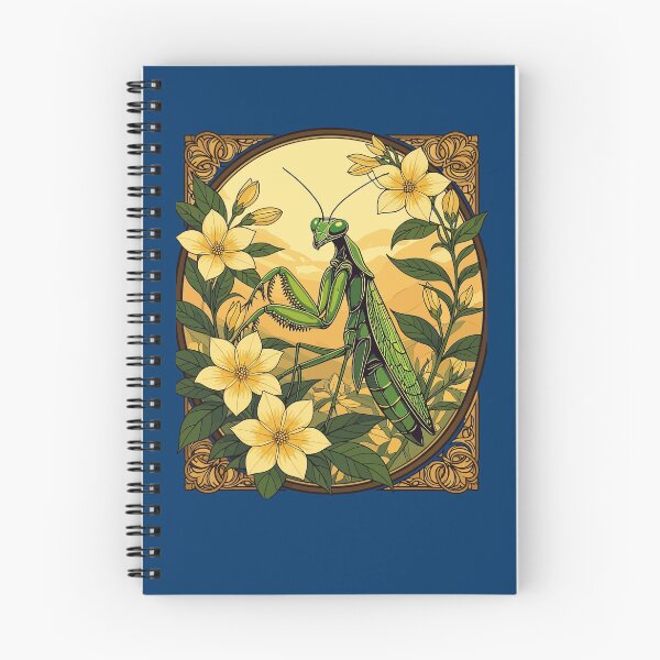 Item preview, Mantis And Yellow Jasmine Flowers designed and sold by taiche.