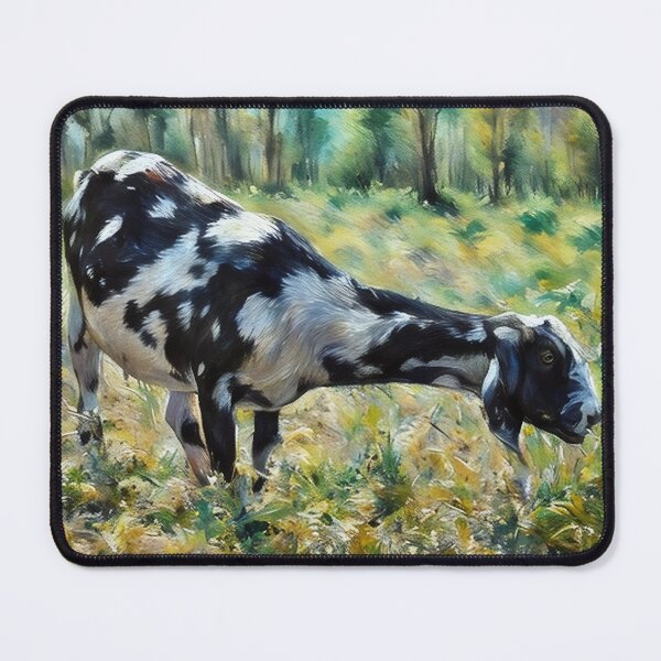 Item preview, spotted black white nubian goat designed and sold by RobynPeters1836.