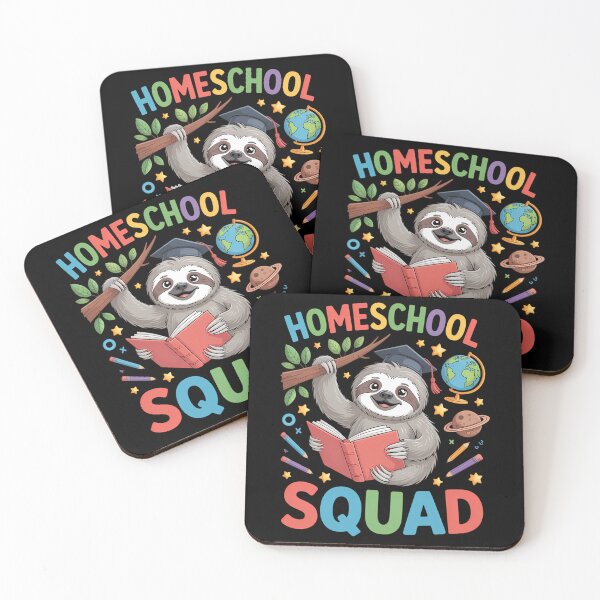 Item preview, Homeschooling sloth Happy First Day of School homeschool designed and sold by Sunset4Bones.
