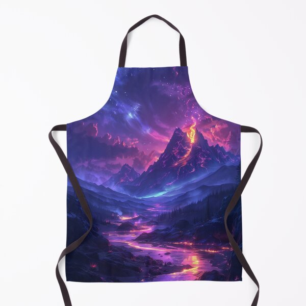 Item preview, Lava Dreams – Neon Volcano Overdrive designed and sold by ArgentoArt.