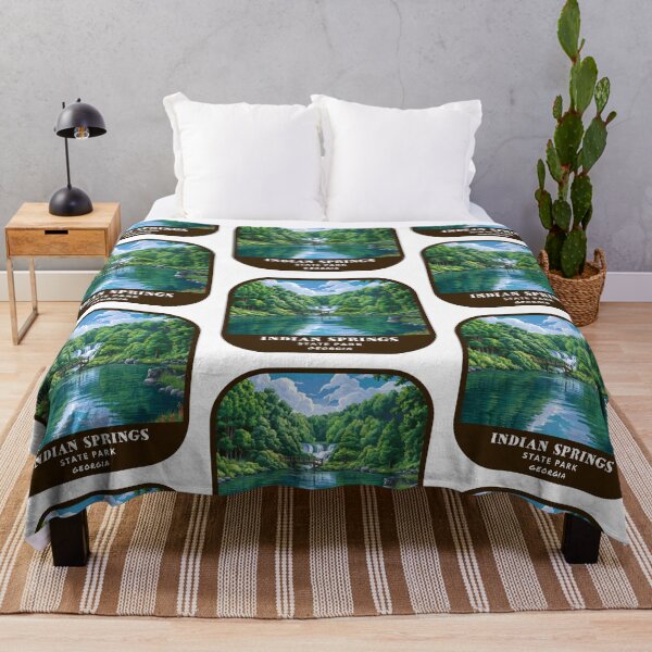 Item preview, Vintage Indian Springs State Park (Georgia State Park) designed and sold by RabbitK.