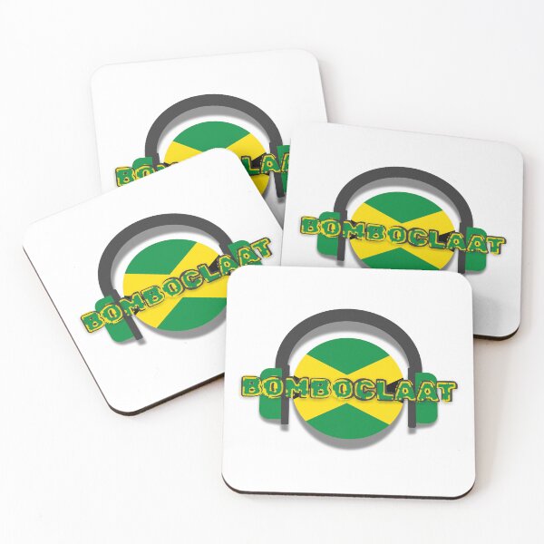 Item preview, Bomboclaat Jamaican Slang With Flag and Headphones designed and sold by UNK-Fatigues.