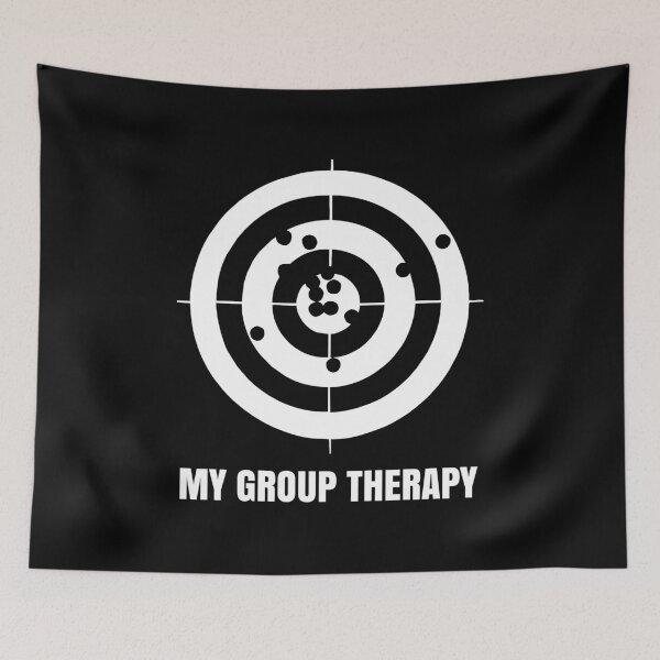 Item preview, Group Therapy - Gun Range Group Therapy Shooting Funny Costume designed and sold by xhearalisa.