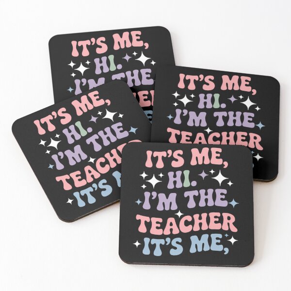 Item preview, It's Me Hi I'm The Teacher It's Me Back to School designed and sold by Sunset4Bones.