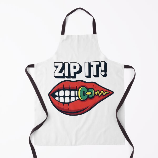 Item preview, Zip It! Zipper Lips Zip Your Lips Funny and Sarcastic designed and sold by BeansHotTees.