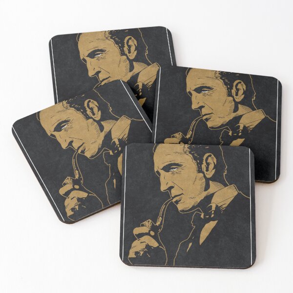 Item preview, SHERLOCK HOLMES (Monochrome) designed and sold by FamousWeirdosRB.