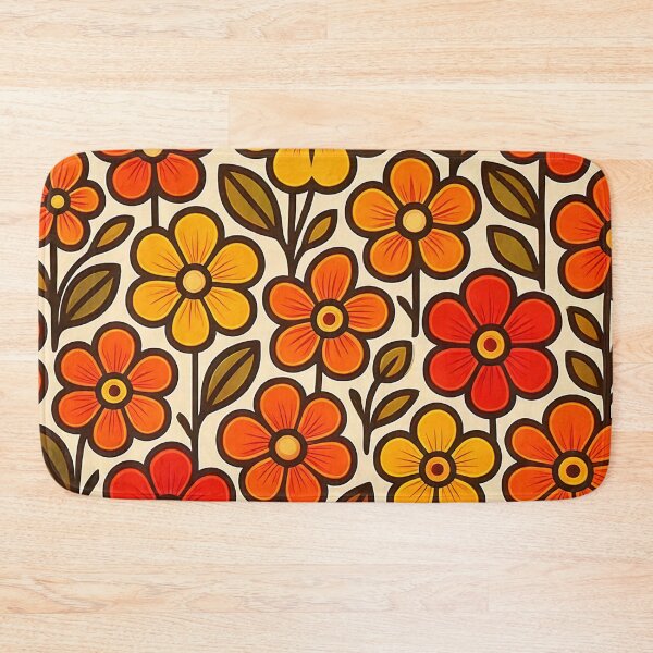 Item preview, 60's Retro Flowers designed and sold by ArtFactoryAI.