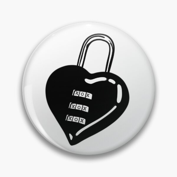 Item preview, xox heart lock designed and sold by Lydia.Create.