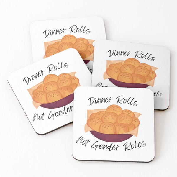 Item preview, Dinner Rolls Not Gender Roles Design designed and sold by CarefulCreation.