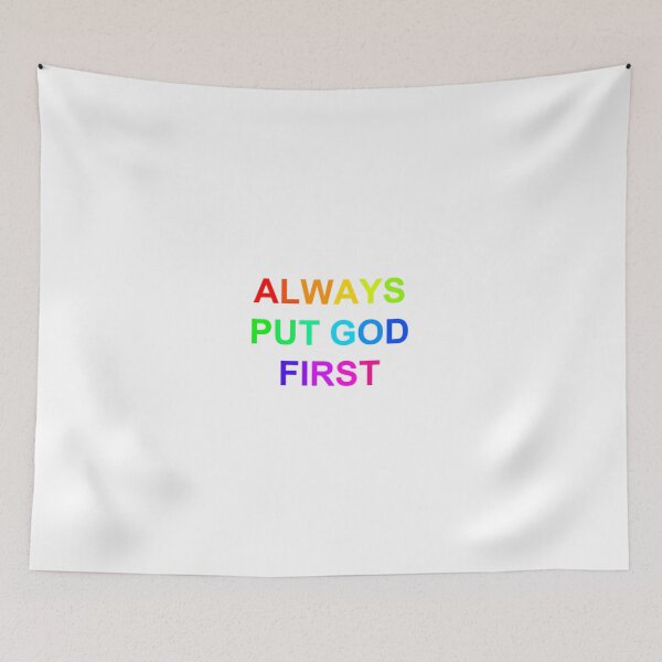 Item preview, Always Put God First designed and sold by HAVVDEMS shop.