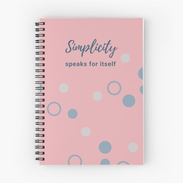 Item preview, Simplicity Speaks For Itself Journal designed and sold by Meetlife Journals.