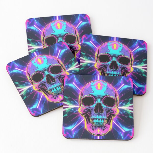 Item preview, neon skull designed and sold by freddro2331.