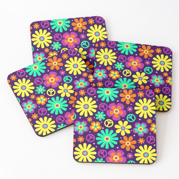 Item preview, Hippy Floral Pattern designed and sold by ViaARTfactory.