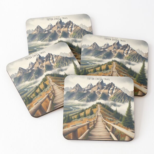 Item preview, Teton Crest Trail Hiking –  Wyoming Mountains Adventure designed and sold by wildexperience.