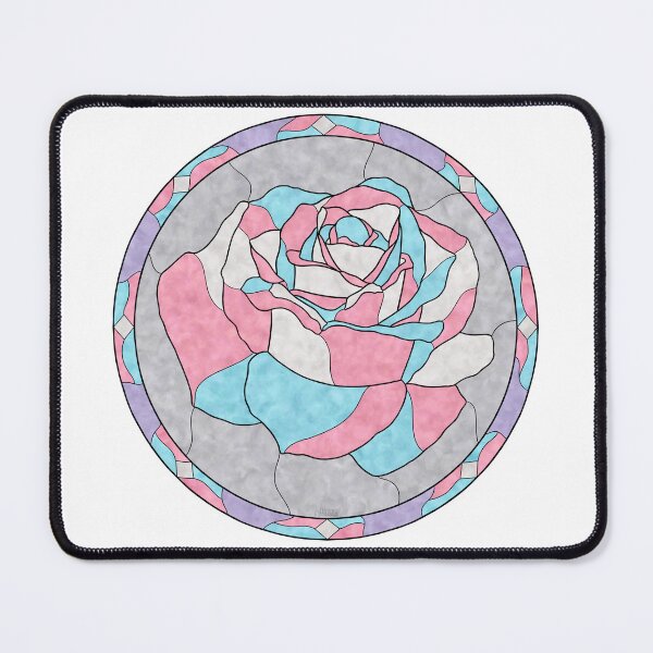 Item preview, Trans Pride Rose designed and sold by Oneiromancer’s Trove .