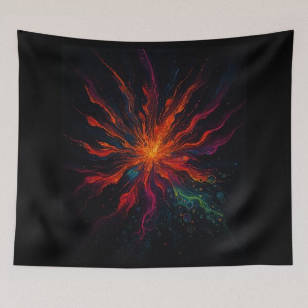 Item preview, "Birth of a Starfire" – energetic artwork for powerful spaces designed and sold by Zenlines by Ralf Gradl.